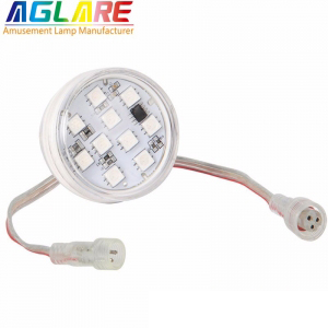 Dc24v programmable 45mm 10 smd 5050 rgb fun led am...