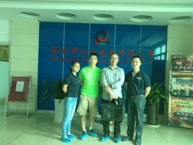 warmly welcome our Brazil customer come to visit our factory