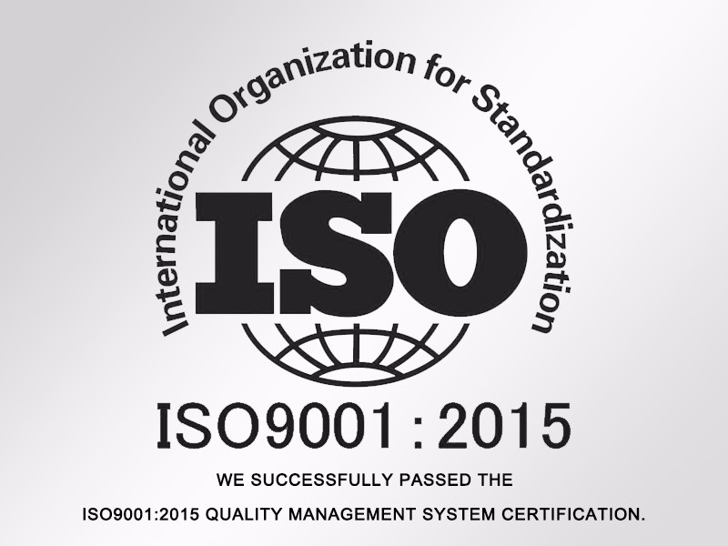 successfully passed the iso9001:2015 quality management system