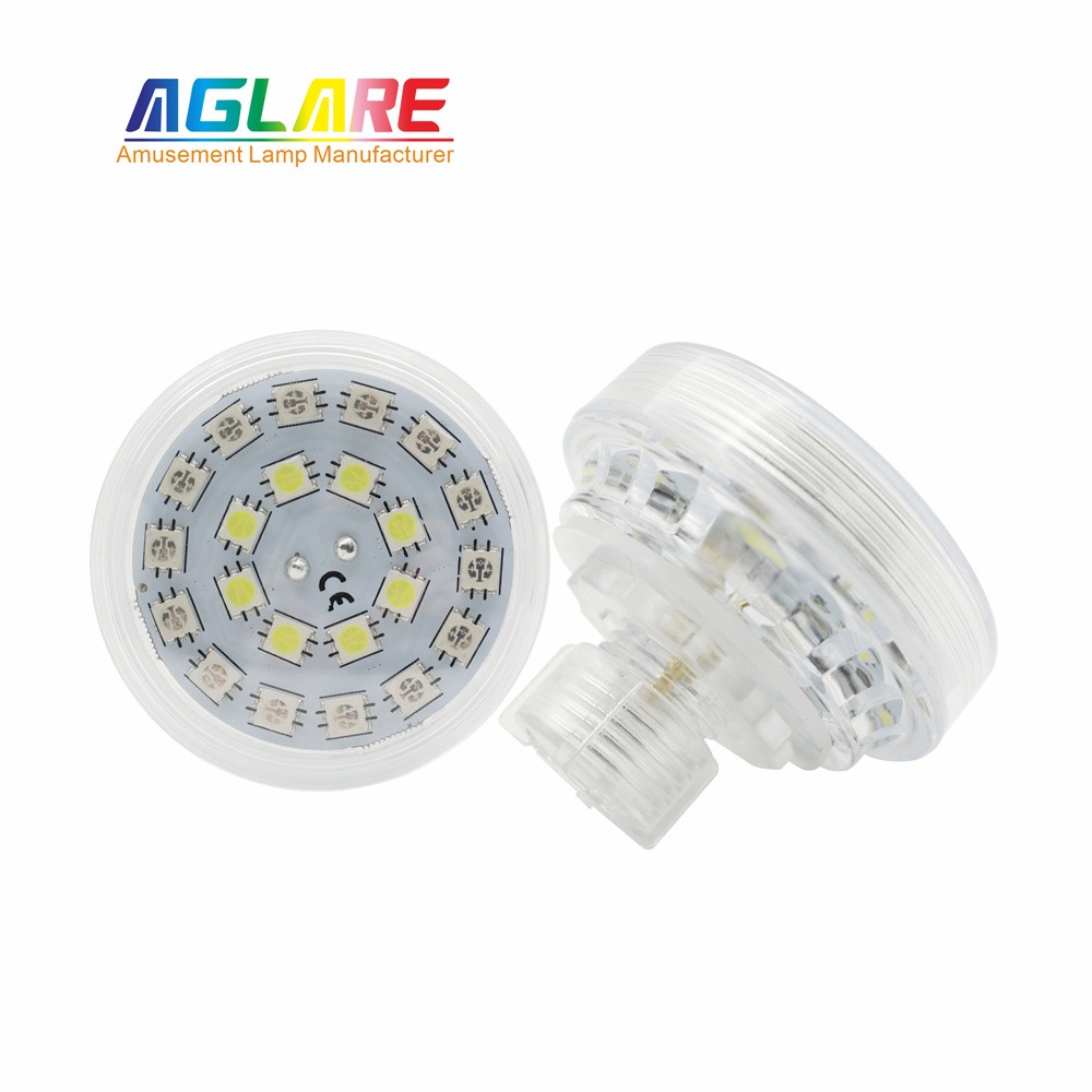 60mm DW002 Auto Program RGB LED Cabochon Lights for Amusement Parks